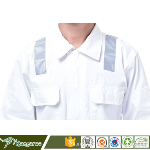 European Two Piece Painters White Overalls Work